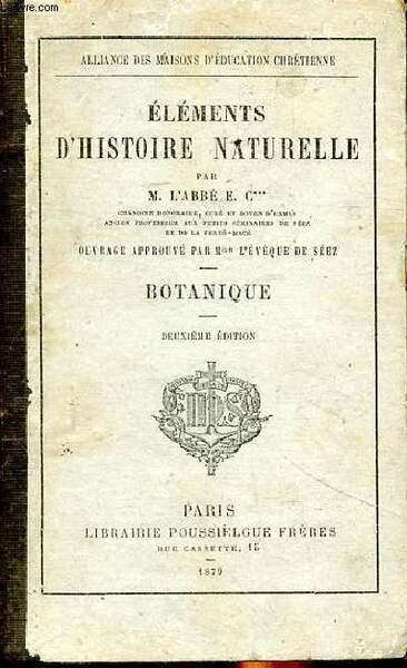 Eléments d'histoire naturelle ouvrage approuvé par Mgr l'Evêque de Séez … | Immagine principale