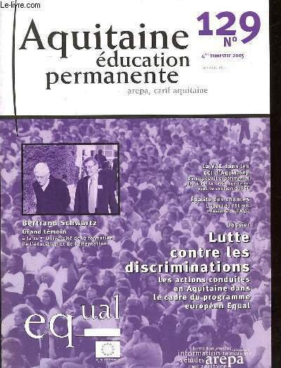 Aquitaine éducation permanente n°129 - Arepa carif Aquitaine - Bertrabd … | Immagine principale