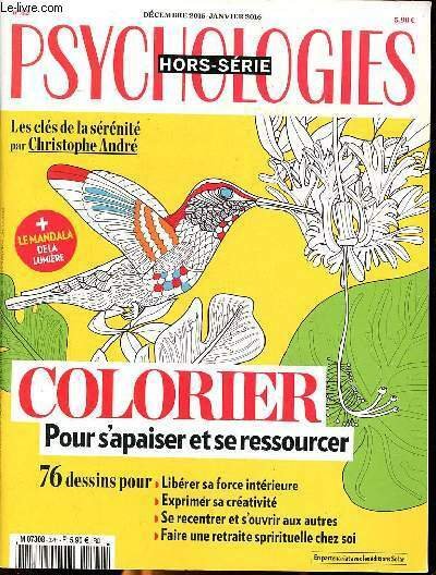 Psychologies Hors série N°321 Décembre 2015 Janvier 2016 Colorer pour …