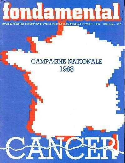 Fondamental N° 38 Mars 1988 Campagne nationale 1988