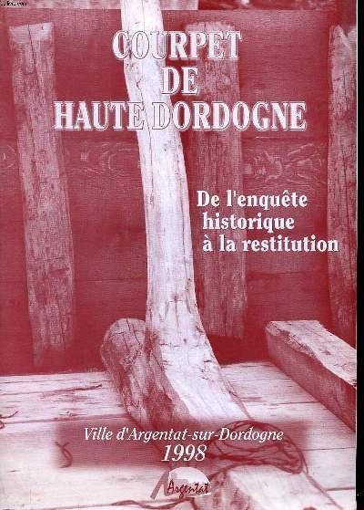 Courpet de Haute Dordogne De l'enquête historique à la restitution | Immagine principale