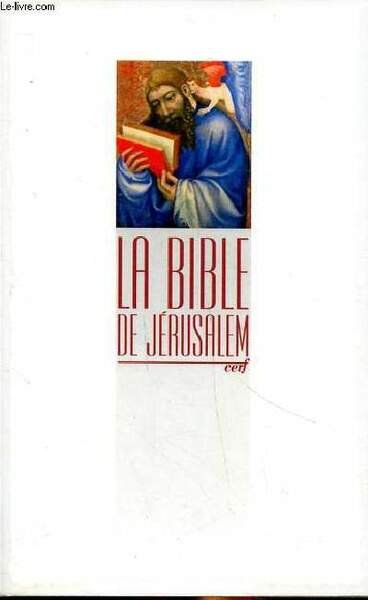 La bible de Jérusalem