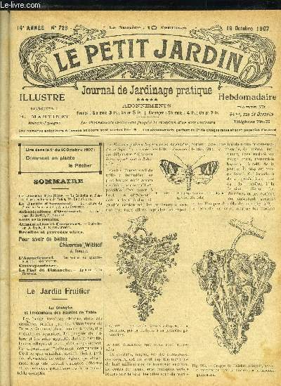 LE PETIT JARDIN ILLUSTRE N° 728 - Le Jardin Fruitier. …