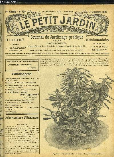 LE PETIT JARDIN ILLUSTRE N° 735 - Arboriculture d’Ornement. - …