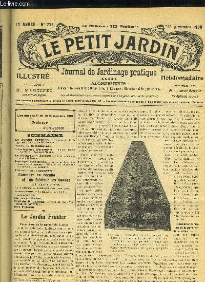LE PETIT JARDIN ILLUSTRE N° 775 - Le Jardin Fruitier. …