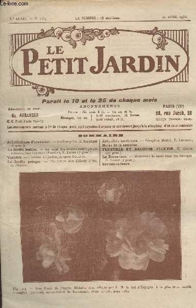 LE PETIT JARDIN N° 1389 - 37e année - 25 …