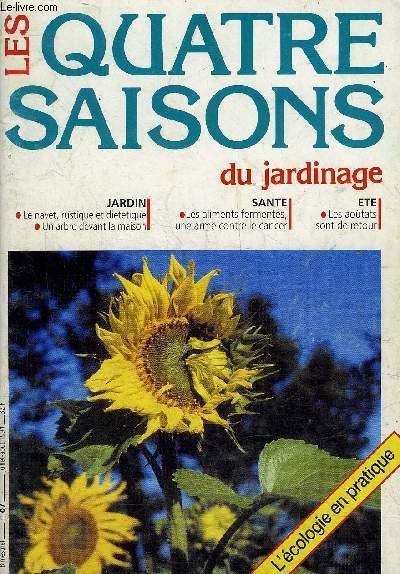 LES QUATRE SAISONS DU JARDINAGE N°87 JUILLET AOUT 1994 -