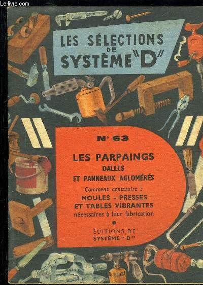 LES PARPAINGS DALLES ET PANNEAUX AGGLOMERES - LES SELECTIONS DE …