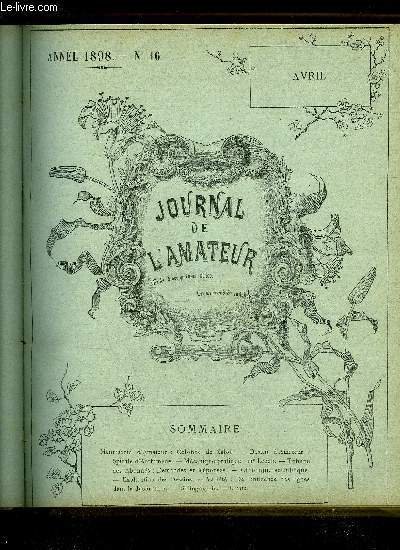 JOURNAL DE L'AMATEUR N° 16 - Menuiserie d’Amateur : Colonne …