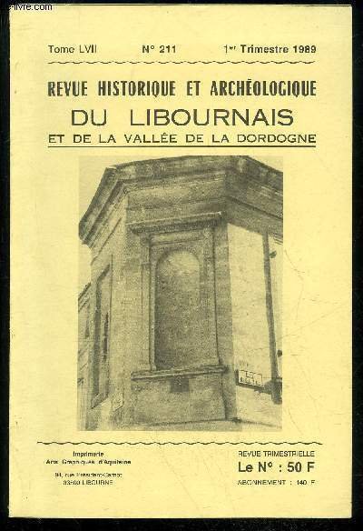 REVUE HISTORIQUE ET ARCHEOLOGIQUE DU LIBOURNAIS ET DE LA VALLEE … | Immagine principale