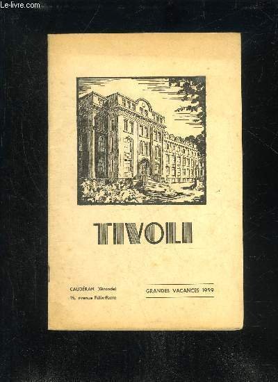 TIVOLI N°3 - GRANDES VACANCES 1959 - LE COLLEGE L'ASSOCIATION