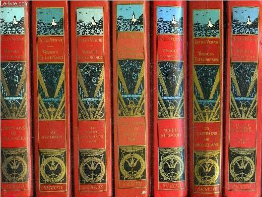 LOT DE 7 VOLUMES DE LA COLLECTION LES INTEGRALES JULES …