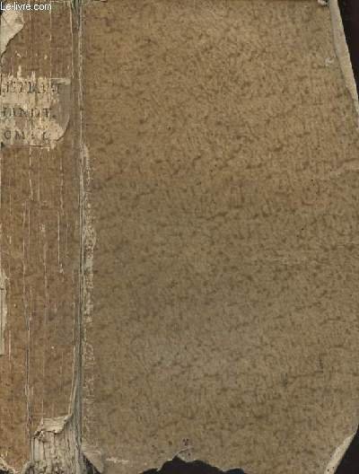 La vie et les opinions de Tristram Shandy, traduites de l'anglois par M. Frénais - Tome premier seul (incomplet)