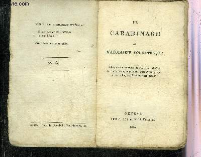 LE CARABINAGE ET MATOISERIE SOLDATESQUE.