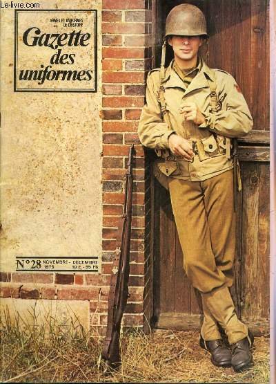 UNIFORMES LES ARMEES DE L'HISTOIRE, GAZETTE DES UNIFORMES N° 28 …