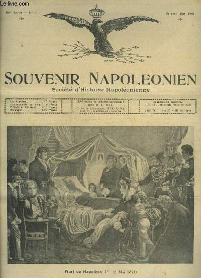 SOUVENIR NAPOLEONIEN N° 60 MAI 1953 - Un Général corsaire …