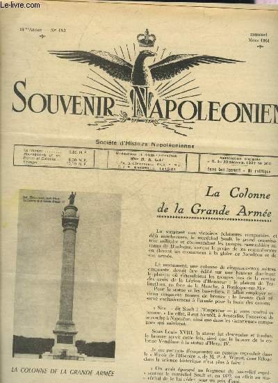 SOUVENIR NAPOLEONIEN N° 153 MARS 1961 - La Colonne de …