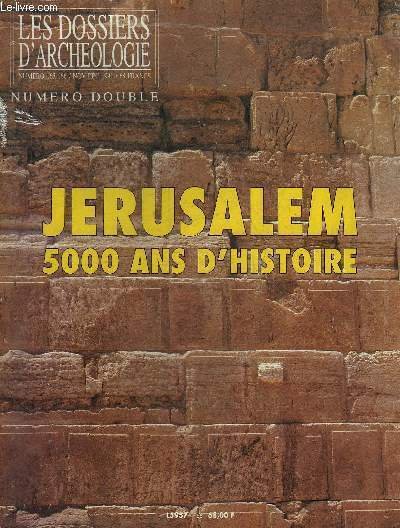 DOSSIERS DE L'ARCHEOLOGIE N° 165-166 NOV-DEC 1991 - JERUSALEM 5000 … | Immagine principale