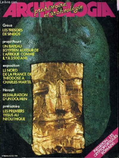 ARCHEOLOGIA N° 188 MARS 1984 - Exposition le nord de …
