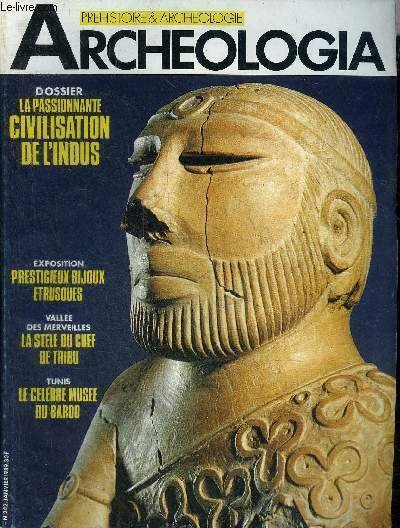ARCHEOLOGIA N° 242 JANVIER 1989 - Vallée des merveilles la …