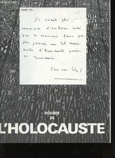 Document établi par Yad VASHEM à Jérusalem.