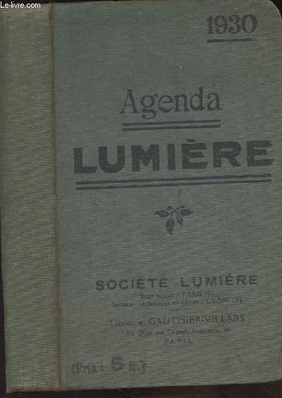 Agenda Lumière - 1930