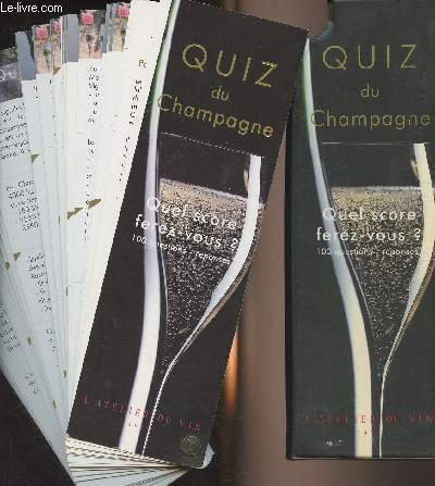 Quiz du Champagne - Quel score ferez-vous ? 100 questions-réponses