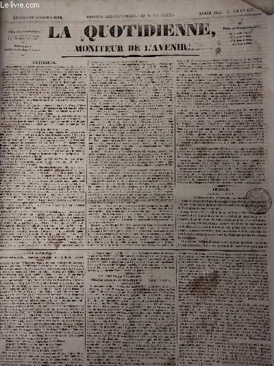La Quotidienne, moniteur de l'avenir - Année 1843 - n°156 …