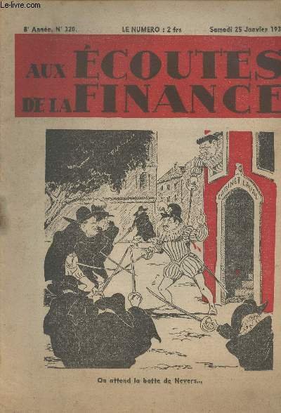 Aux écoutes de la finance, 8 année n°320, Samedi 25 … | Immagine principale