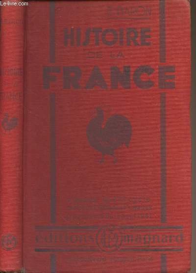 Histoire de la France - 2e cycle - Certificat d'études …
