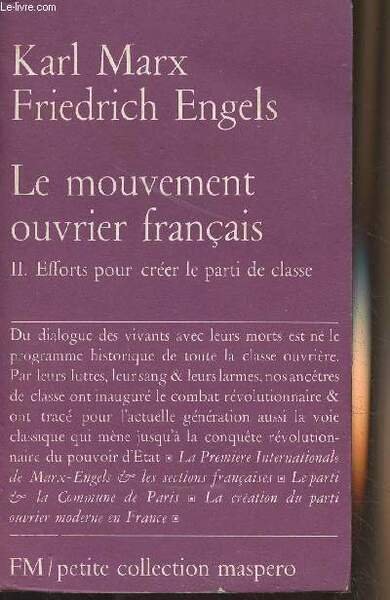 Le mouvement ouvrier français - II. Efforts pour créer le … | Immagine principale