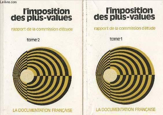 Rappor de la commission d'étude d'une imposition généralisée des plus-values … | Immagine principale