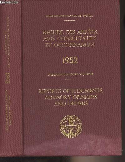 Cour internationale de justice : Recueil des arrêts, avis consultatifs … | Immagine principale