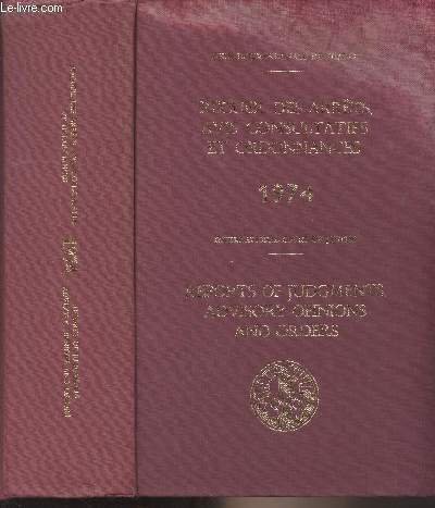 Cour internationale de justice : Recueil des arrêts, avis consultatifs … | Immagine principale