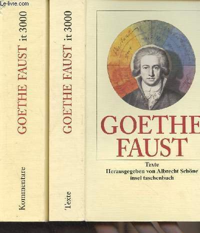 Faust - Texte & Kommentare von Albrecht Schöne - "Insel taschenbuch" n°3000