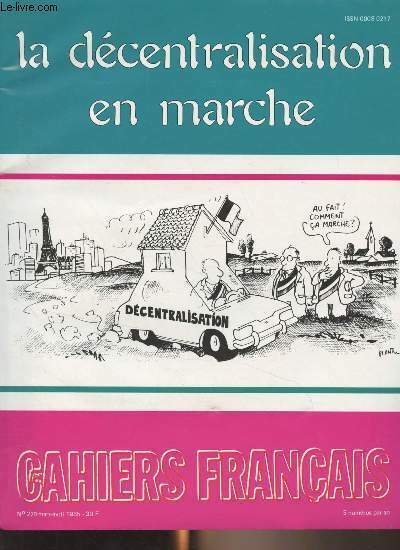 Les Cahiers Français n°220 Mars avril 1985 + supplément aux … | Immagine principale