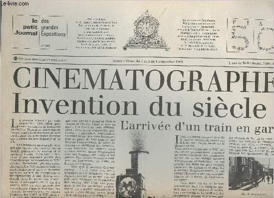 Le petit journal des grandes expositions n°185 - Cinématographie, invention …