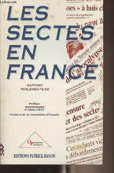 Les sectes en France - "Opinions publiques"