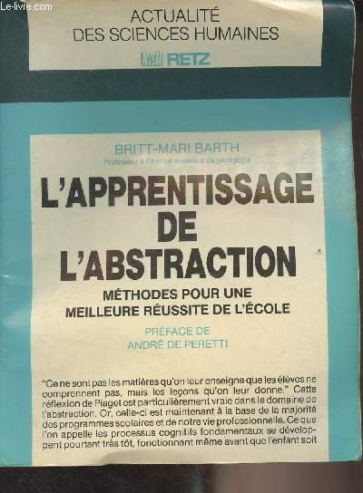 L'apprentissage de l'abstraction - Méthodes pour une meilleure réussite de … | Immagine principale