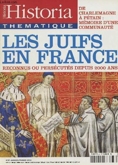 Historia thématique n°87 Janv. fév. 2004 - Les juifs en …