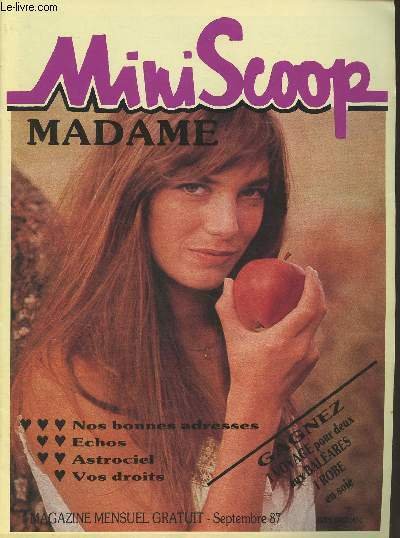 Mini Scoop Madame - N°0 - Septembre 1987 - Nos …