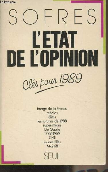 L'état de l'opinion, clés pour 1989 | Immagine principale