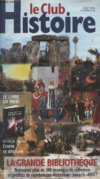Le Club Histoire n°150 Août 2010 - Le livre du … | Immagine principale