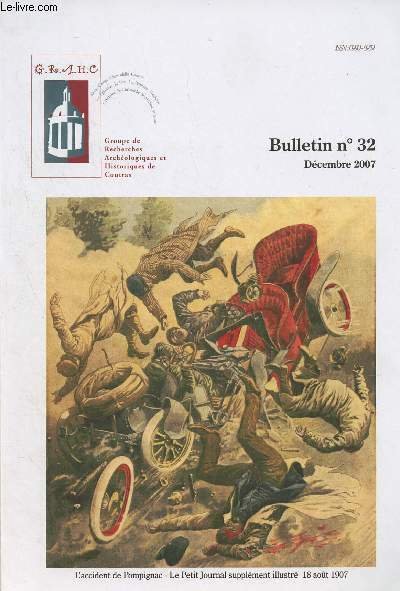 GRAHC Bulletin N°32 - décembre 2007 - Le mot du …