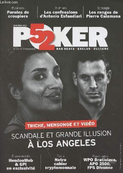 Poker 52 n°154 Nov. 2022 - Triche, mensonge et vidéo, …