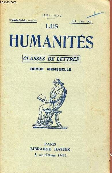 LES HUMANITES / CLASSES DE LETTRES / 8�me ANNEE SCOLAIRE … | Immagine principale