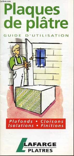 PLAQUETTE / PLAQUES DE PLATRE / GUIDE D'UTILISATION / PLAFONDS … | Immagine principale
