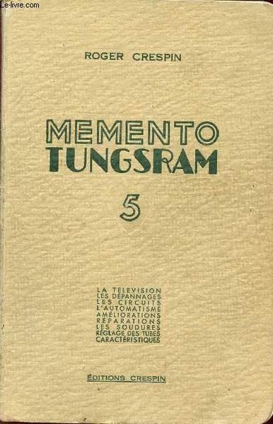 MENTO TUNGSRAM / 5� VOLUME. | Immagine principale
