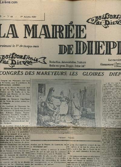 LA MAREE DE DIEPPE / 5� ANNEE - N�44 - … | Immagine principale