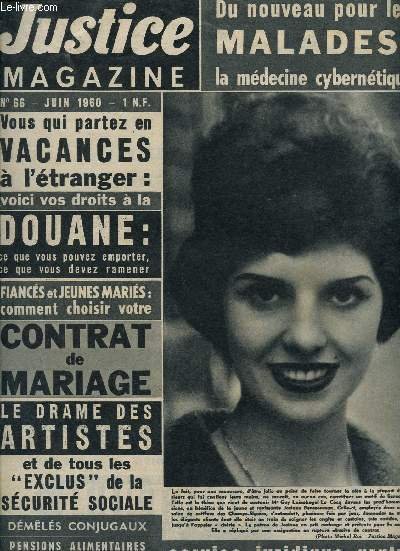 JUSTICE MAGAZINE / N�66 - JUIN 1960 / DU NOUVEAU … | Immagine principale